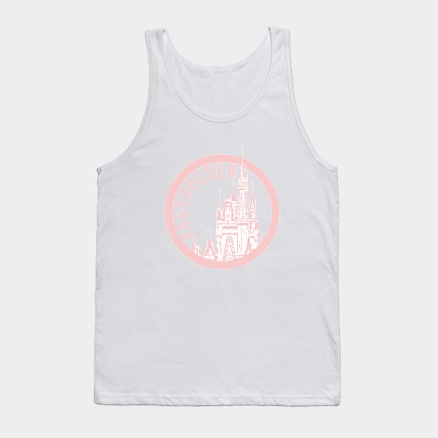 Passholder Magic Castle Millennial Pink Tank Top by FandomTrading